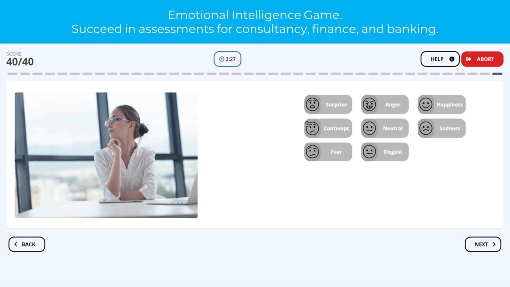 Siemens emotions game assessment example