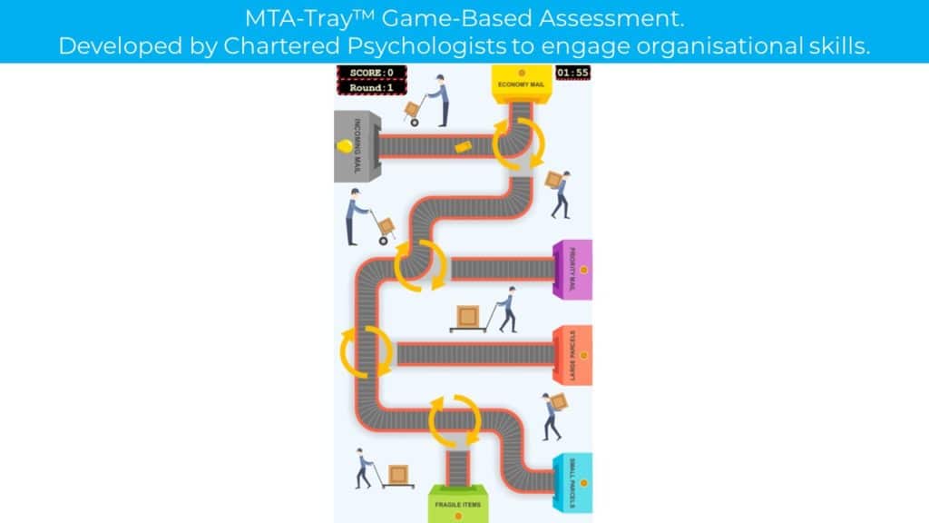 GF MTA-Tray game-based assessment