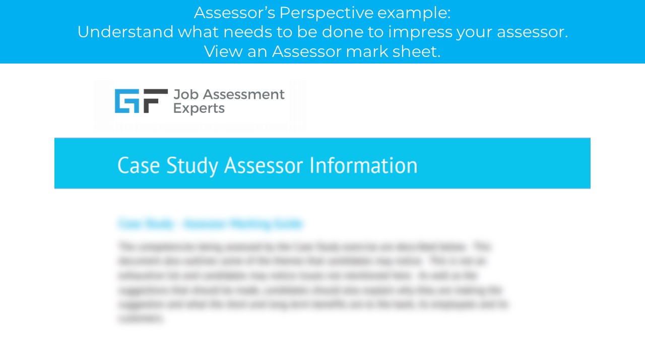 Case Study Exercise Assessor Guide