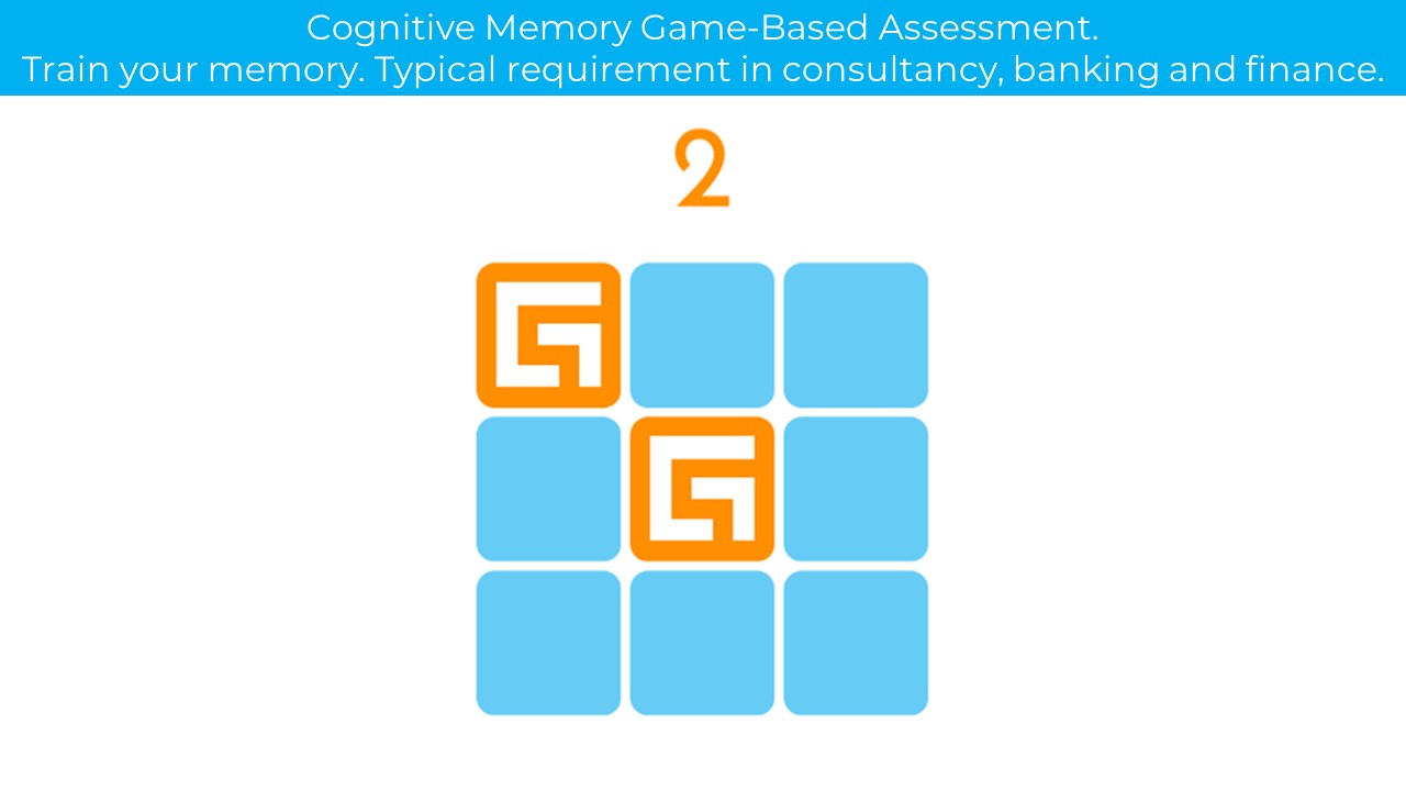 Cognitive Memory Game-based Assessment