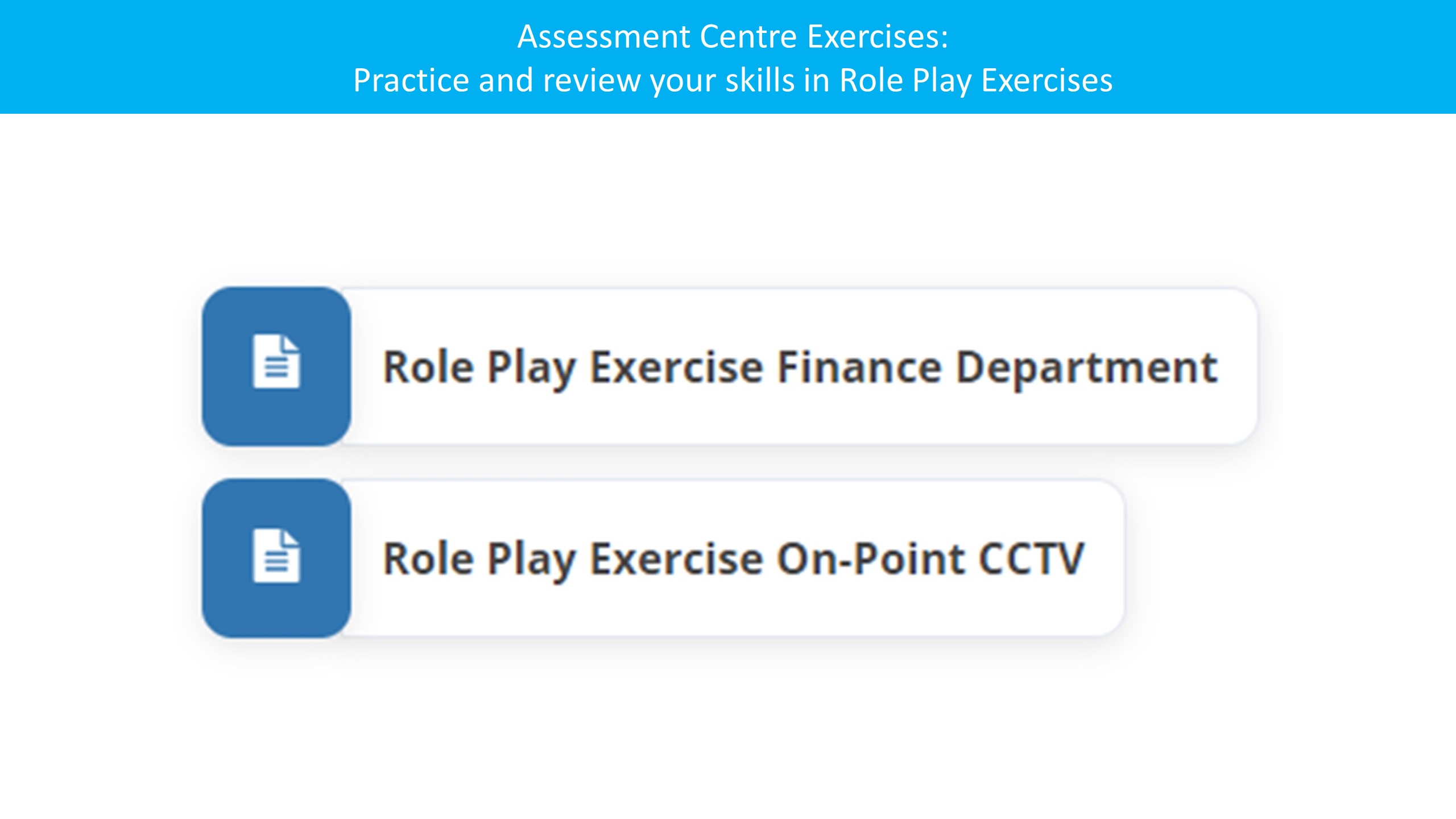 Premium Practice Assessment Centre Exercises