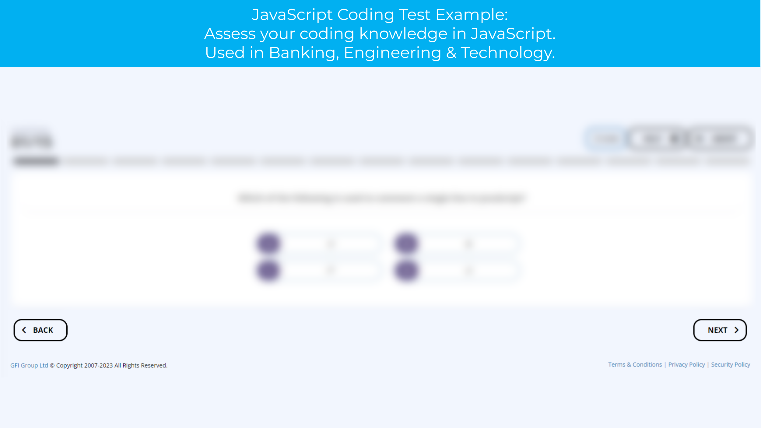 JavaScript Coding Test Practice Example