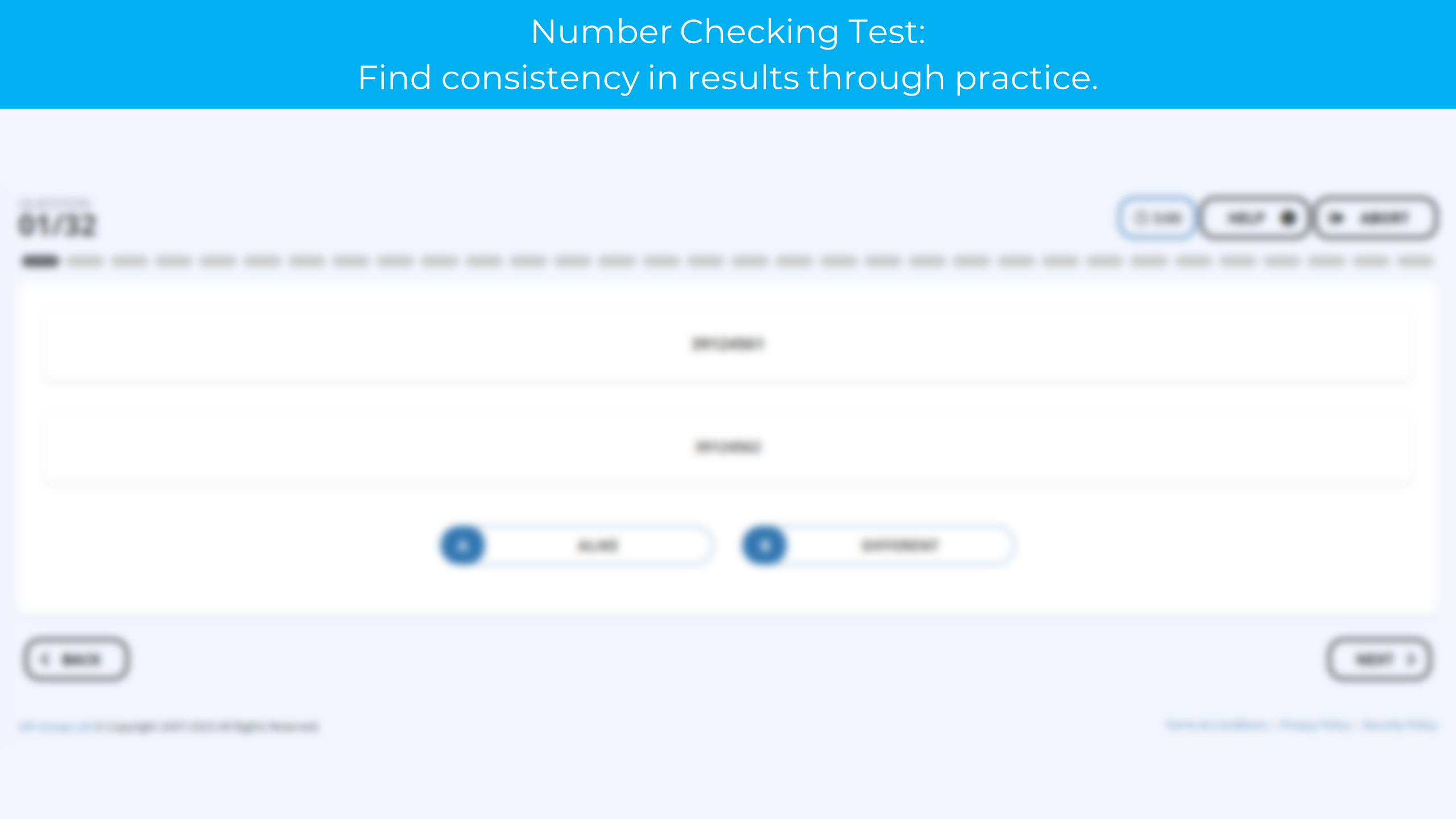 Healthcare Checking Test Practice