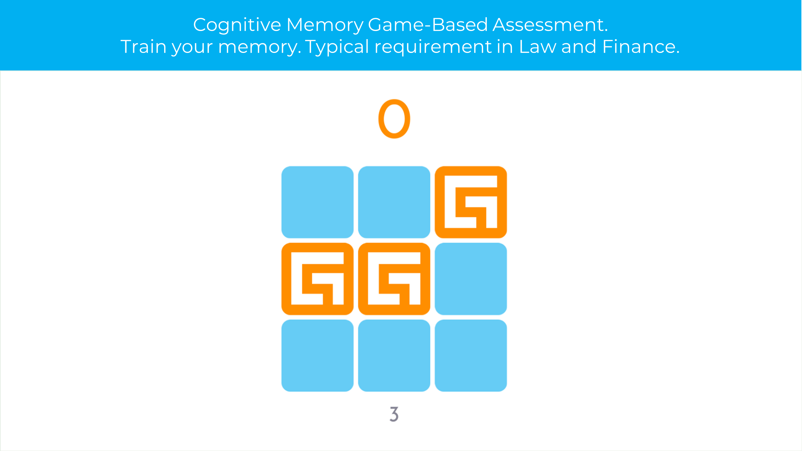 Law Memory Game Assessment Practice