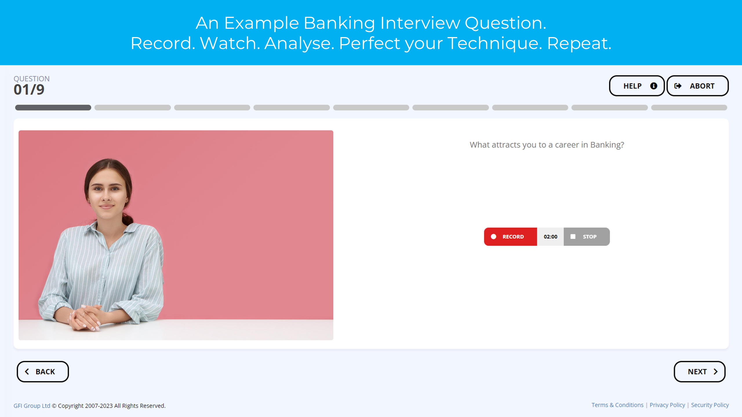 Practice Banking Video Interview Questions