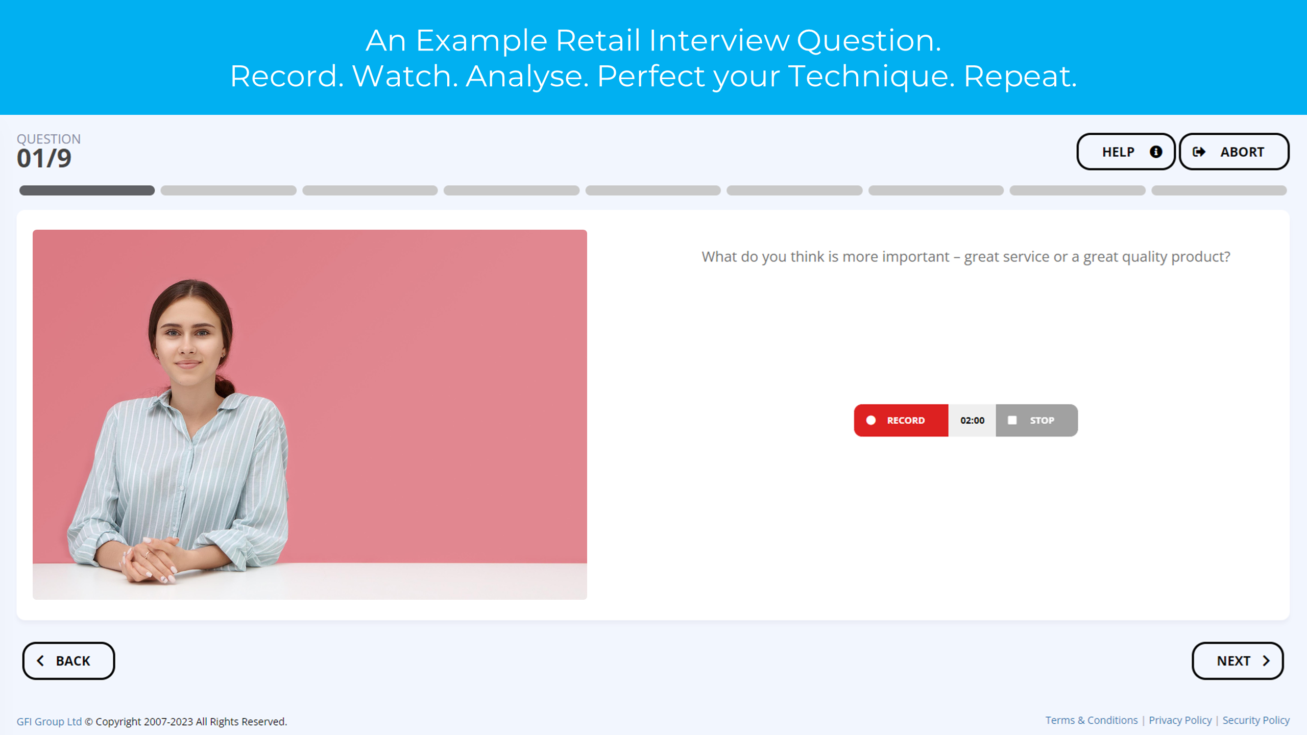 Practice Retail Video Interview Questions
