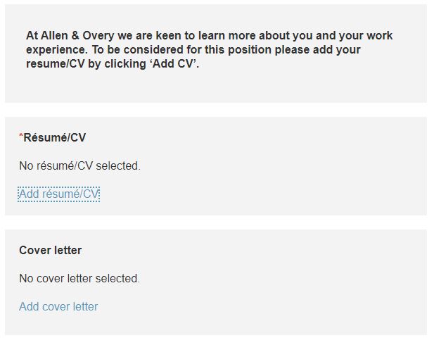 ALLEN & OVERY Application Process 2025 Practice Guide