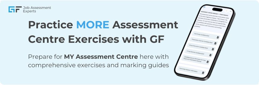 NHS assessment centre exercises practice
