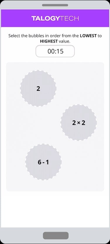 Talogy Mindgage Crunch game assessment
