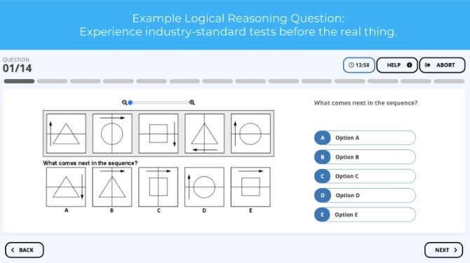 LEK Consulting logical reasoning example question