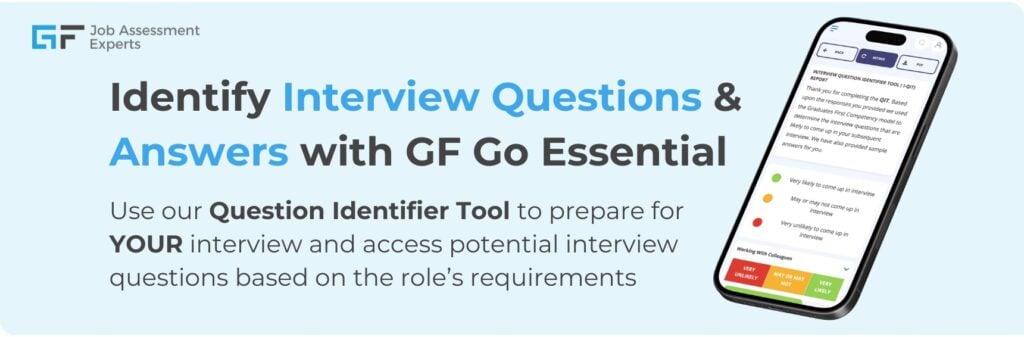 UK Civil Service interview question examples
