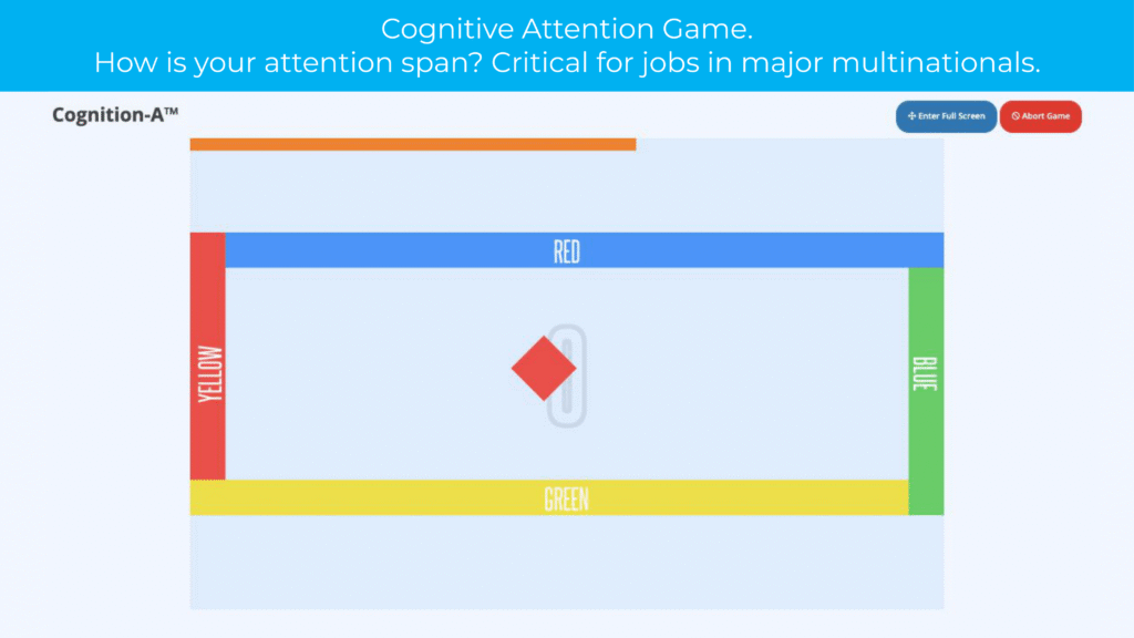 HireVue memory practice game
