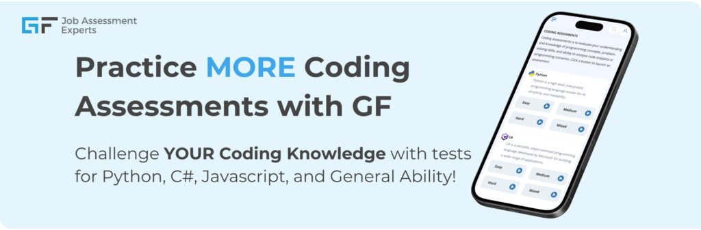 Technology coding test practice
