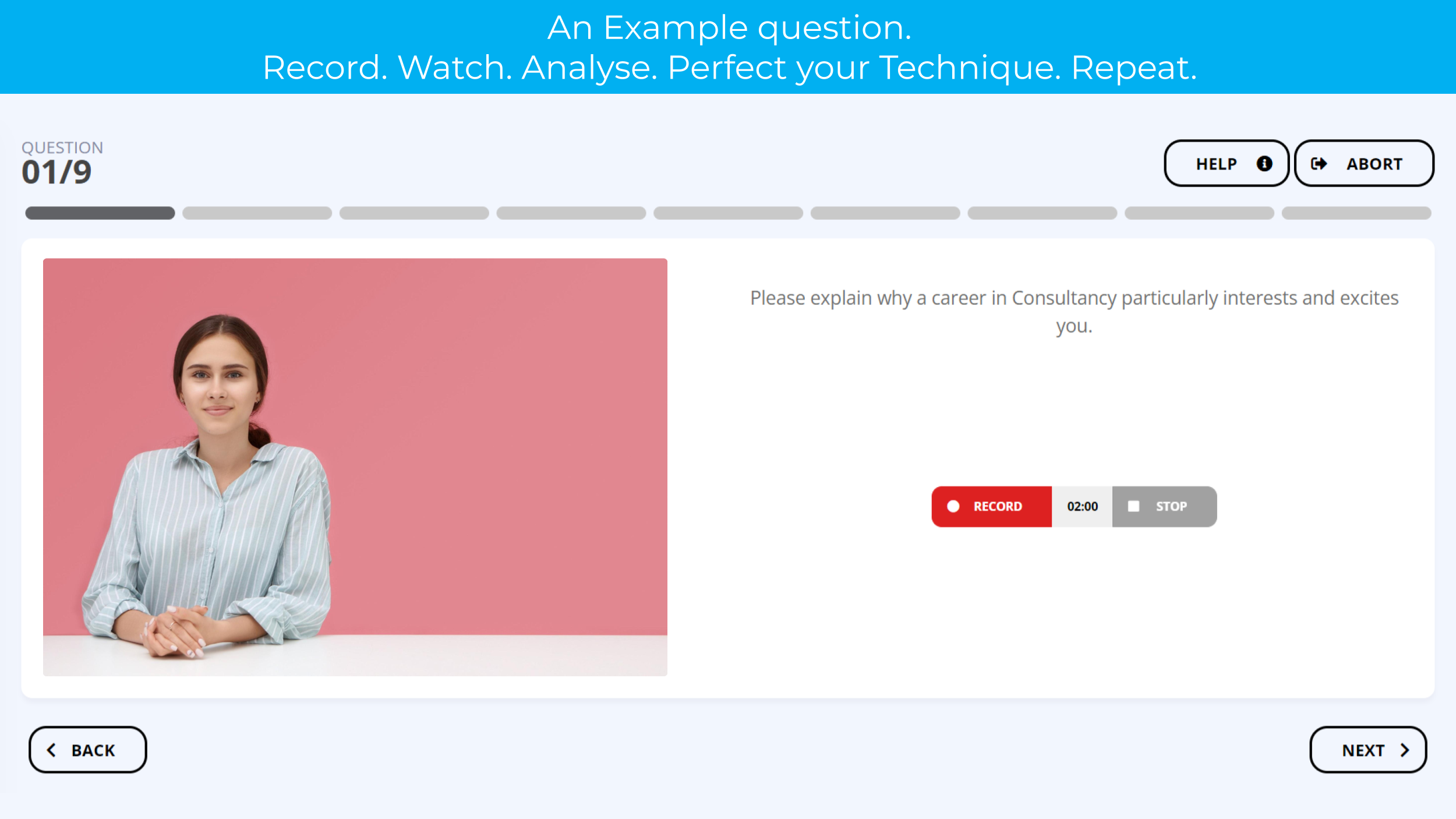 Mondelez video interview practice question 
