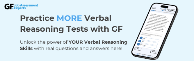LSEG verbal reasoning practice