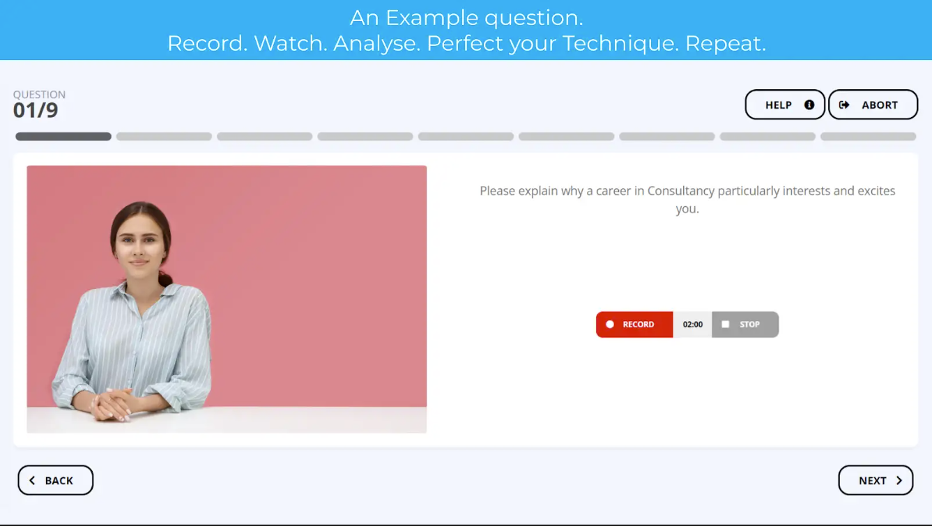 Centrica video interview example question