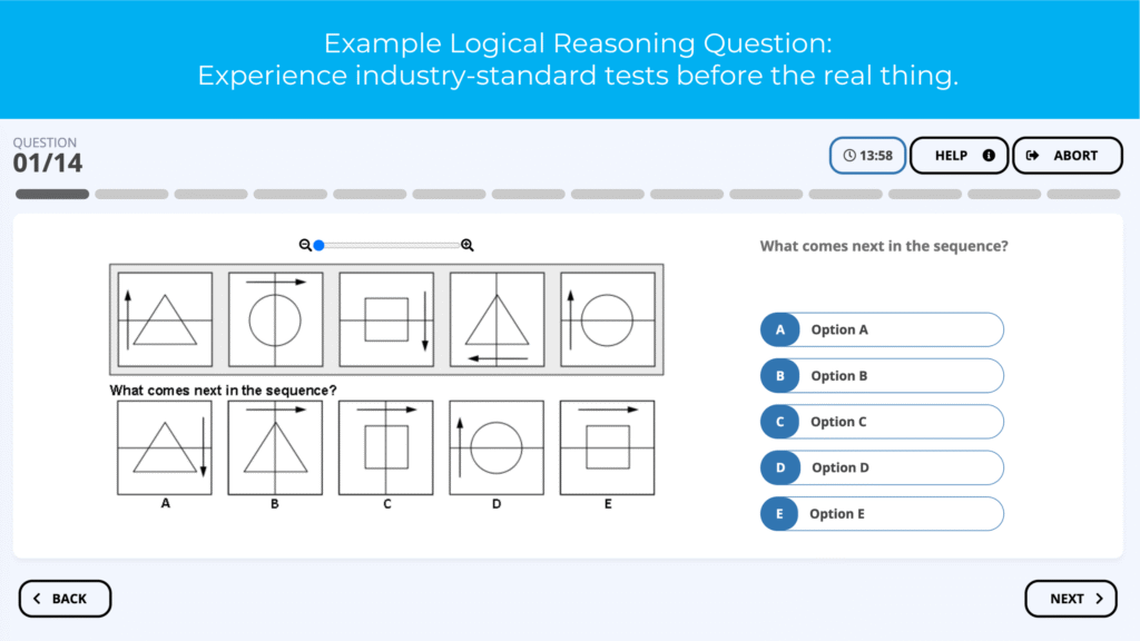 Foodservice logical reasoning question example

