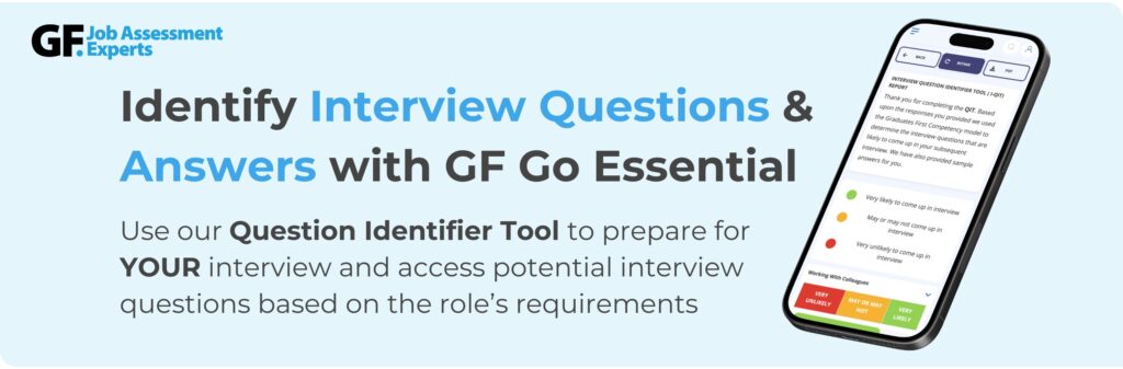 Foodservice question interview test
