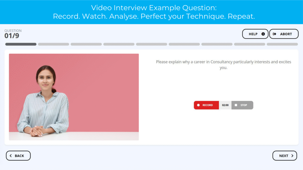 Foodservice video interview question example
