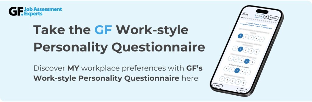 Foodservice work personality practice

