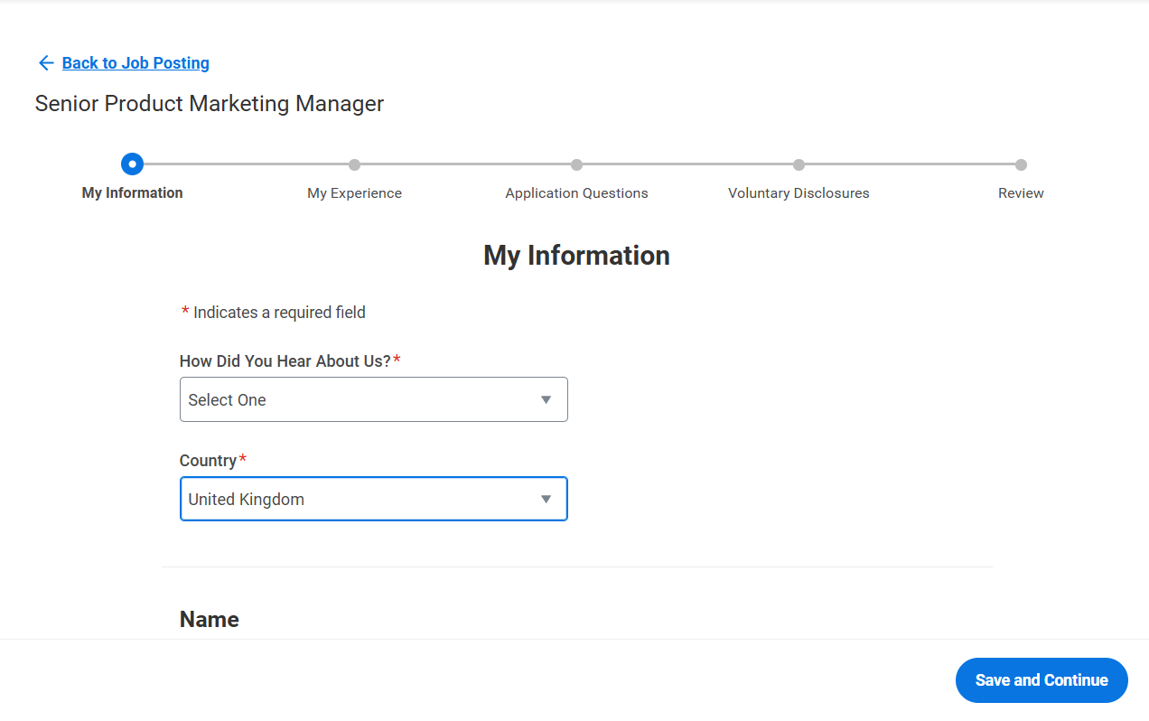 Expedia online application form
