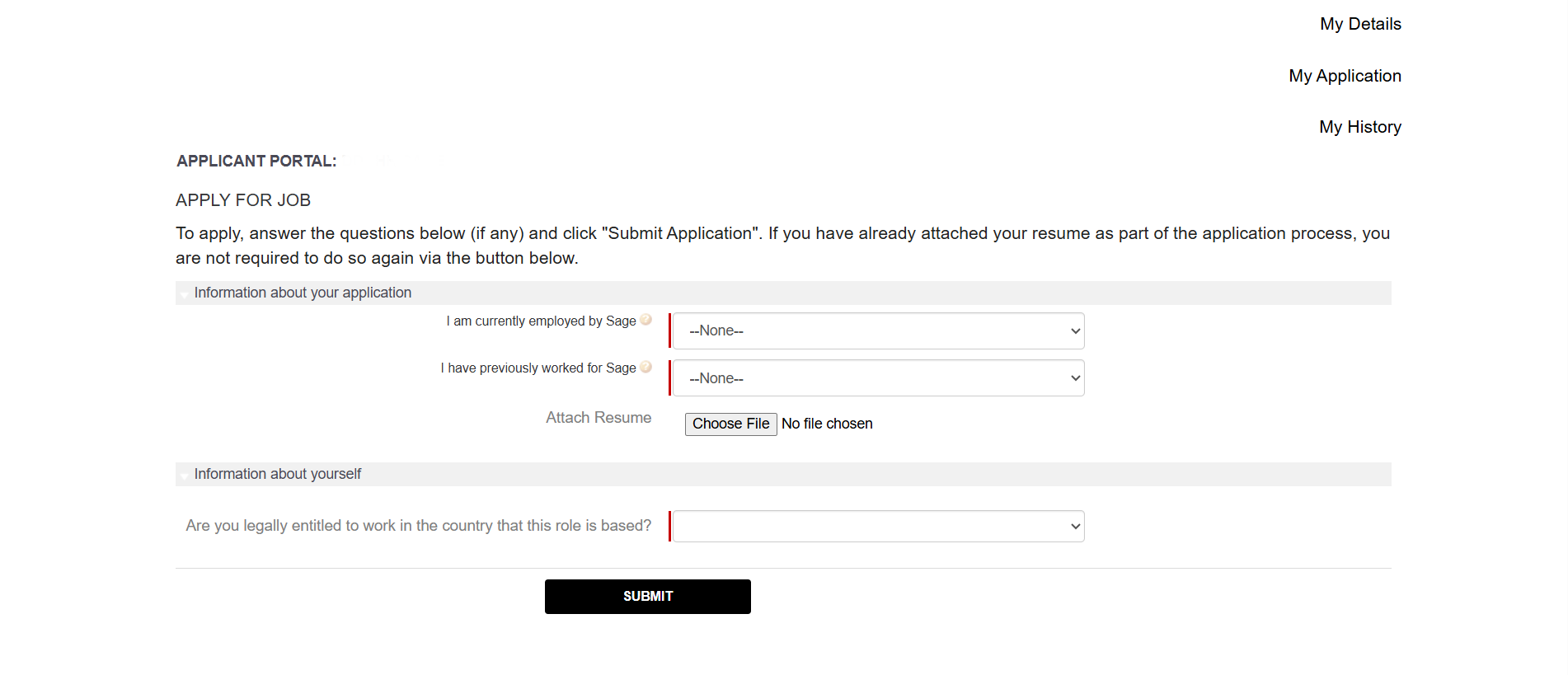  Sage online application
