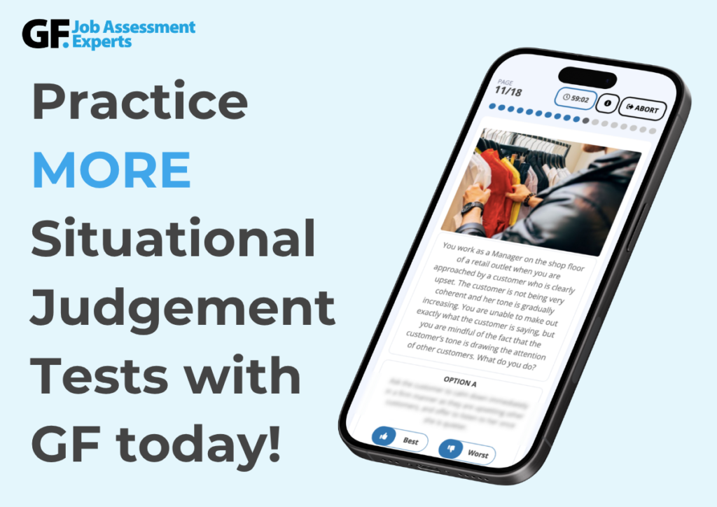 NGDP situational judgement test mobile practice
