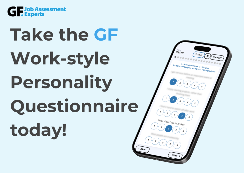 Bain & Company personality test mobile practice
